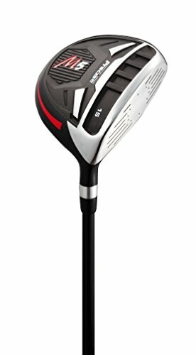 Golf driver club with black and silver design