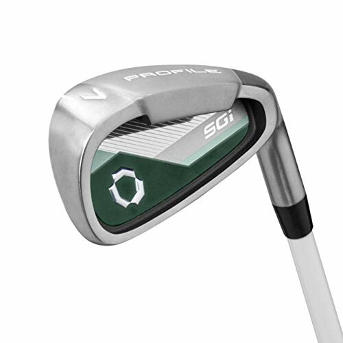 Golf club iron with Profile SGI branding