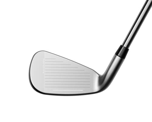 Close-up of a golf club iron