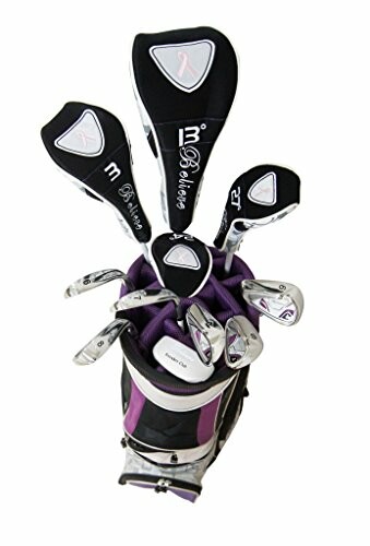 Golf club set with bag and head covers