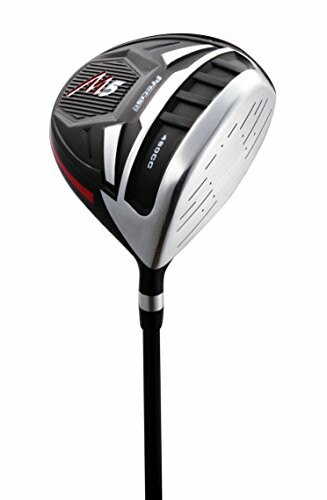 Golf driver club with black and silver head