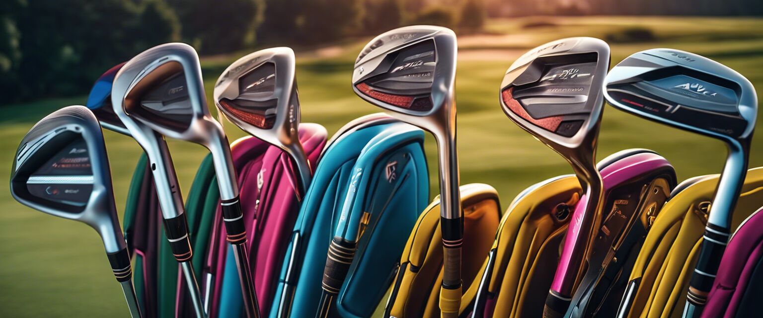 Left-handed golf club collection for juniors