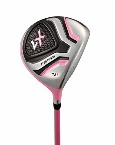 Pink and silver golf club driver