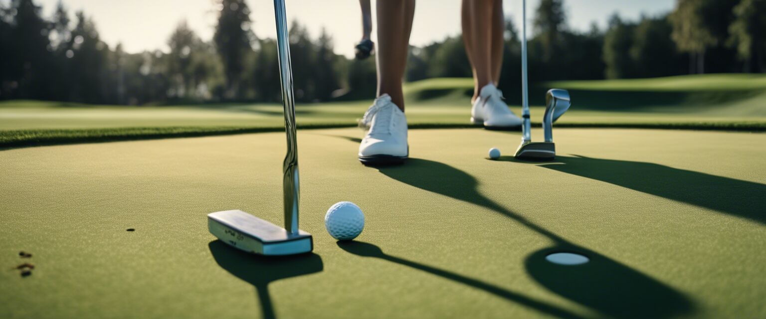 Left-handed women's putters